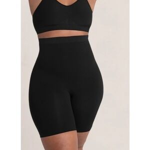 Shapermint Essentials Black High Waisted Shaper Shorts XL/2XL Tummy Control NWOT